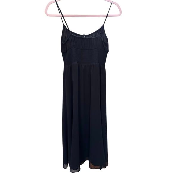 Aritzia Wilfred Genoa Midi Dress Size Small Black Classy Feminine - Picture 6 of 16